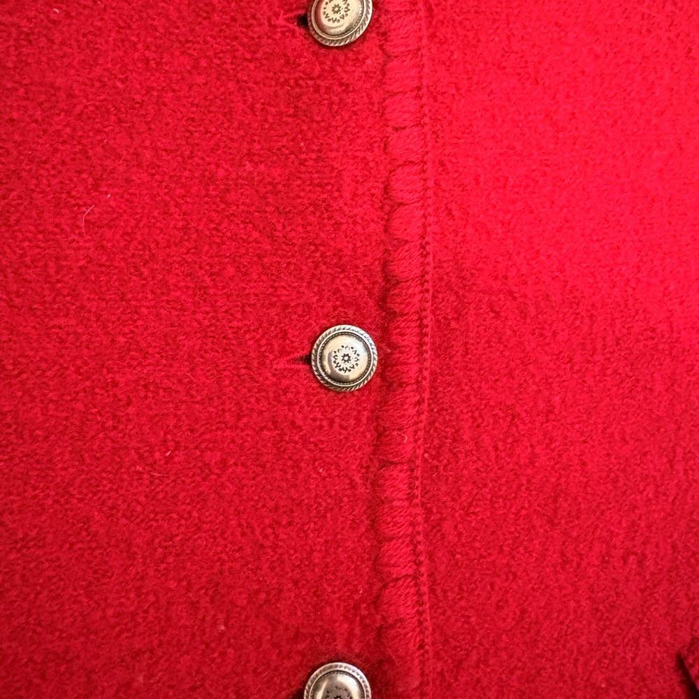 Lands' End Vintage 100% wool Vest - Picture 6 of 8